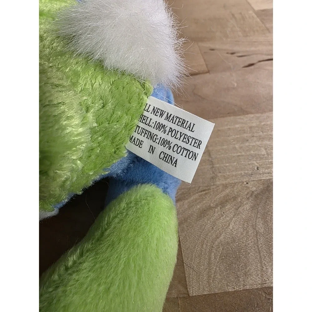 Alex Pardee's Harm Blue Green & Pink Plush Bunny 2003 With Tag Alex Pardee